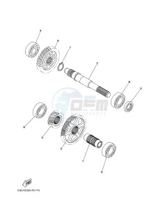 XP500A T-MAX 530 (2PW2) drawing TRANSMISSION