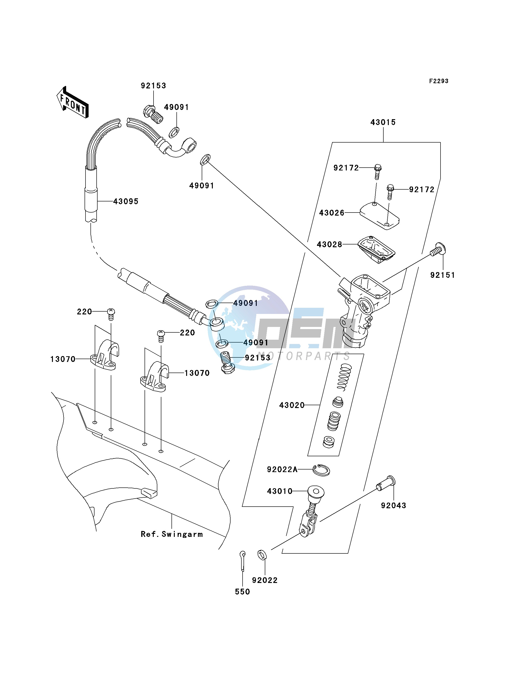 REAR MASTER CYLINDER