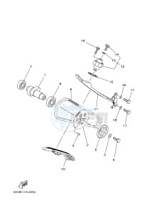 YFM450FWA YFM45GDXG GRIZZLY 450 IRS (1CUT) drawing CAMSHAFT & CHAIN