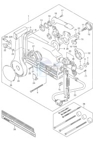 DF 9.9 drawing Remote Control w/Remote Control