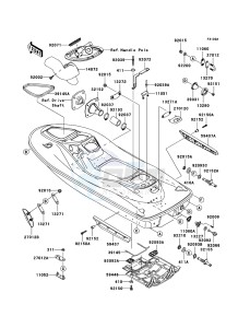 JET SKI STX-15F JT1500A9F EU drawing Hull