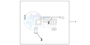 CBR1000RA9 U / ABS drawing TANK BAG ATT KIT