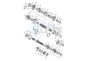 YZF-R1SP 1000 drawing TRANSMISSION