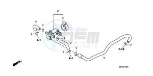 CB600FB drawing AIR INJECTION CONTROL VALVE