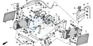 VFR800A drawing RADIATOR