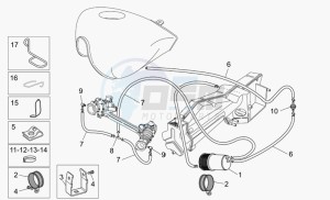 Nevada Classic 750 IE IE drawing Fuel vapour recover system