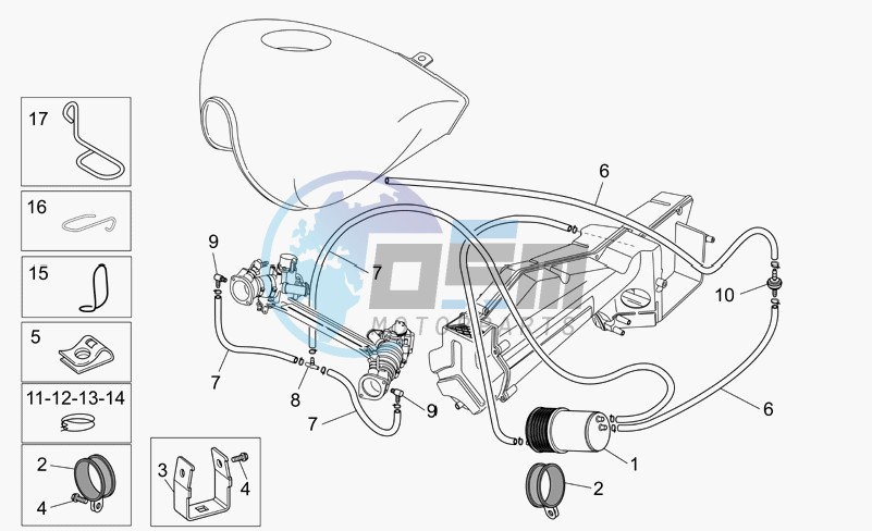 Fuel vapour recover system