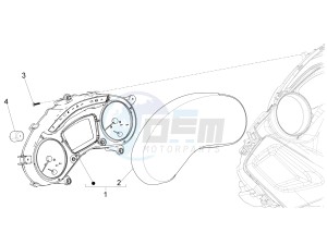 X10 350 4t 4v ie e3 drawing Meter combination - Cruscotto