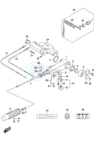 DF 20A drawing Tiller Handle