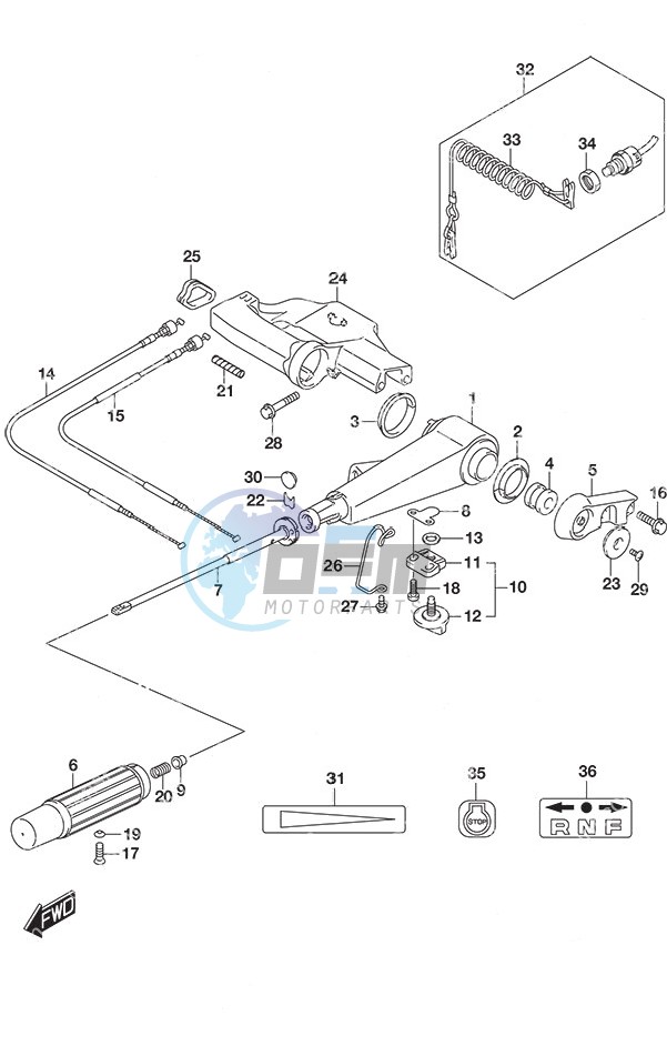 Tiller Handle