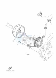 XT250 (B7C3) drawing GENERATOR