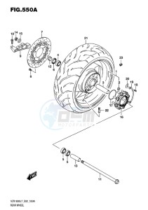 VZR1800BZ BOULEVARD EU drawing REAR WHEEL