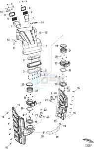 PASSING 125 drawing Intake System