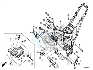 CRF1000DH 2ED - (2ED) drawing FRAME BODY