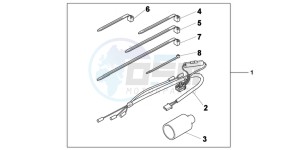 NC700XC drawing KIT,GRIP HEATERAT