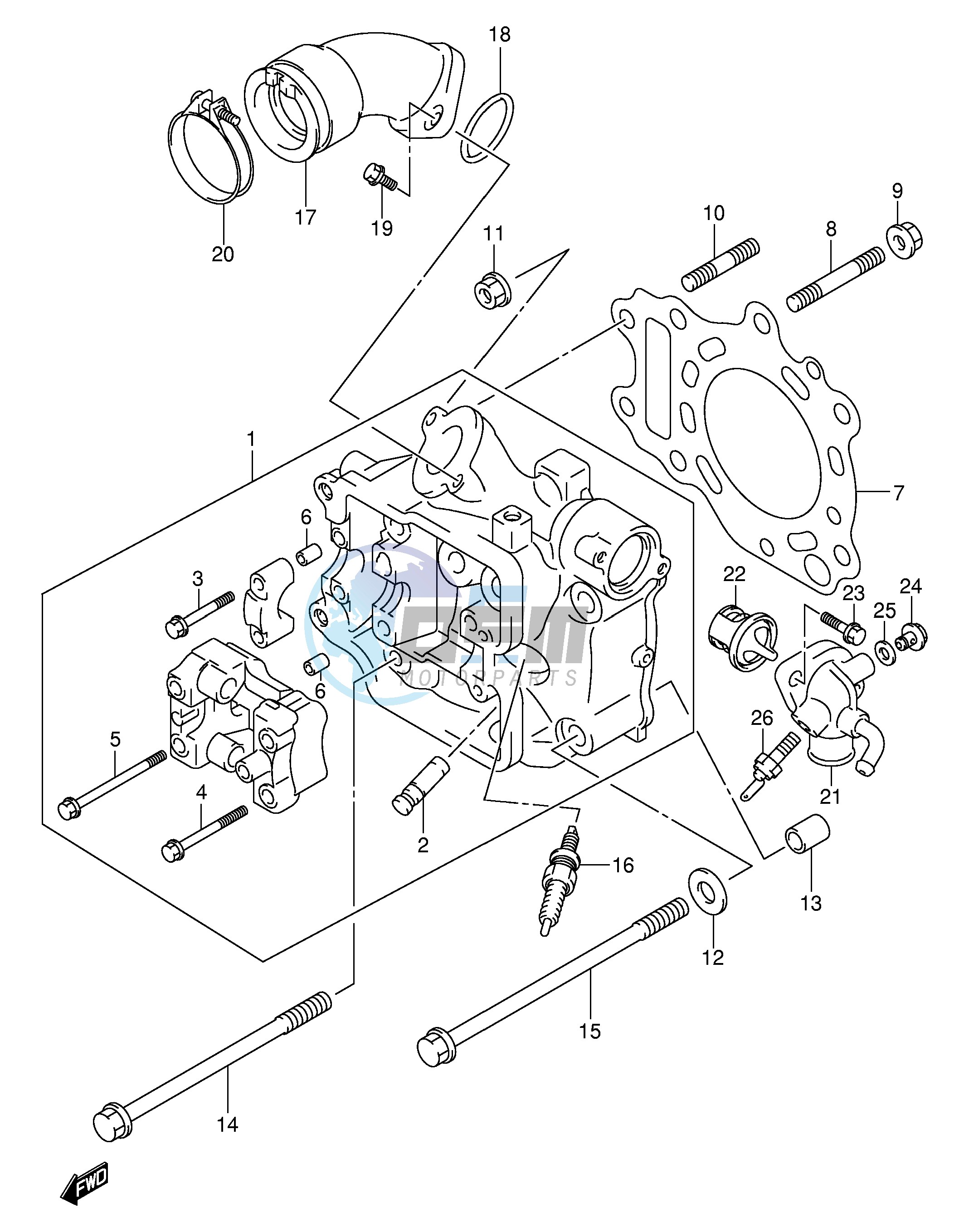 CYLINDER HEAD (MODEL K1 K2)