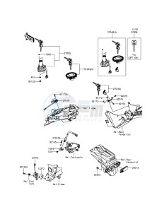 NINJA_300 EX300AFF XX (EU ME A(FRICA) drawing Ignition Switch