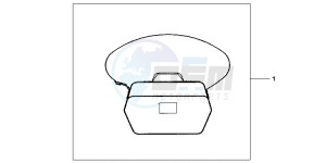 SH125C drawing INNERBAG TOPBOX