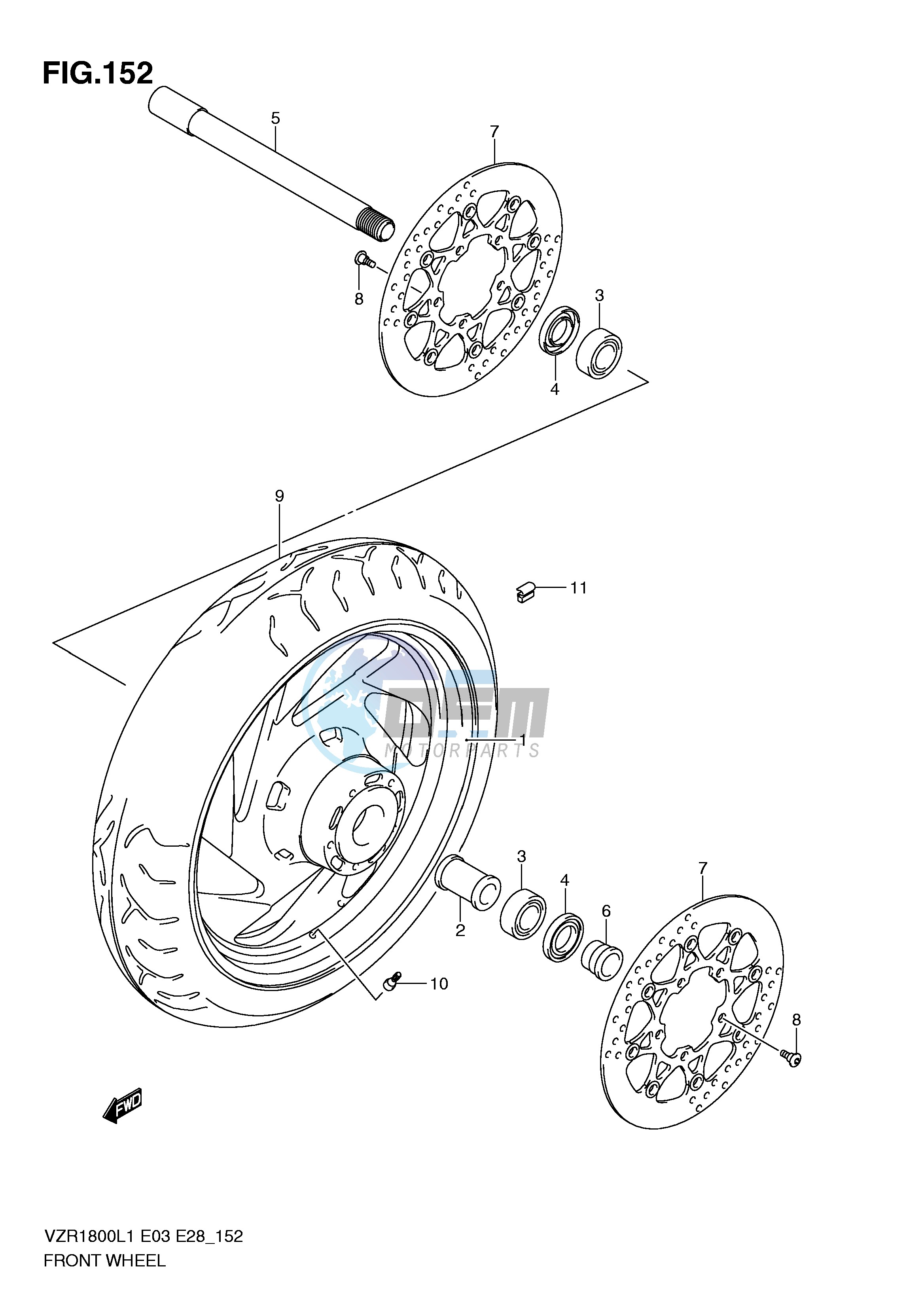 FRONT WHEEL (VZR1800ZL1 E33)