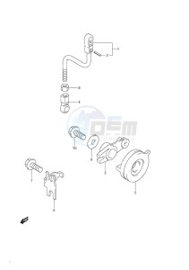 DF 9.9 drawing Throttle Control Non-Remote Control