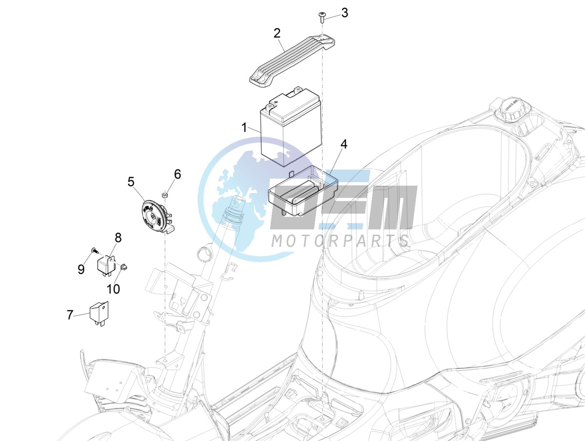 Remote control switches - Battery - Horn