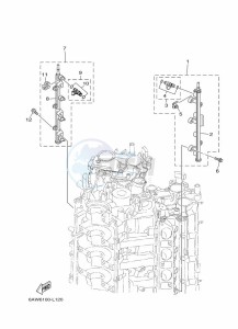 F350AETX drawing THROTTLE-BODY-2