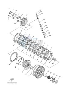 MTN1000 MT-10 (B678) drawing CLUTCH