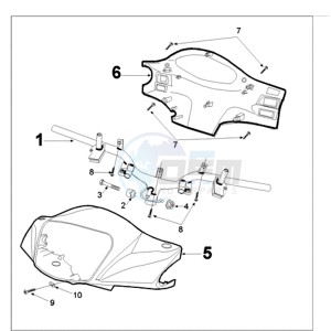 TWEET 50 N drawing HANDLEBAR