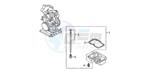 CRF250R drawing CARBURETOR O.P. KIT