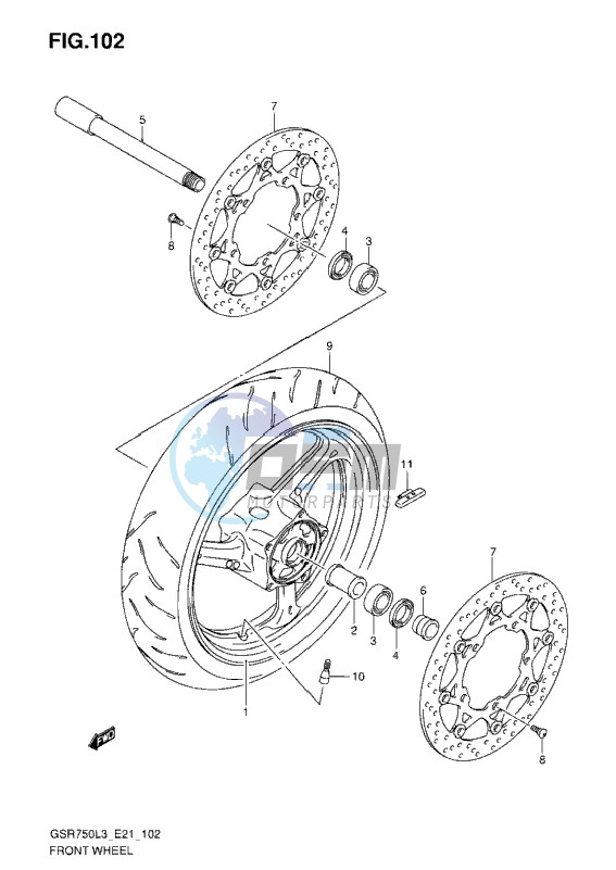 FRONT WHEEL L3