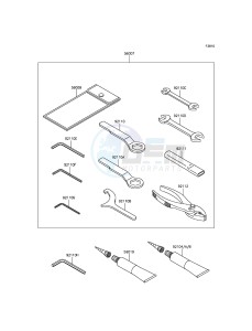 VULCAN_S EN650AFF XX (EU ME A(FRICA) drawing Owner's Tools