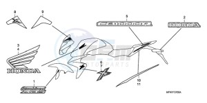 CB1000RAA France - (F / ABS CMF) drawing MARK