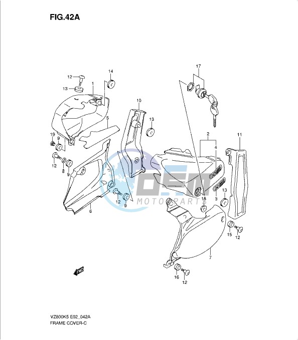 FRAME COVER (VZ800ZK7/ZK8)