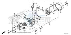 TRX420FA6G TRX420 Europe Direct - (ED) drawing MAIN VALVE BODY