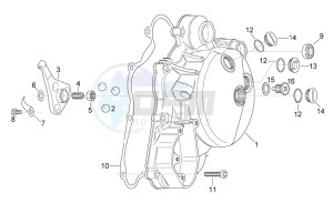 RS 125 E2 - E3 drawing Clutch cover