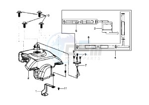 HD EU2 - 125 cc drawing FUEL TANK