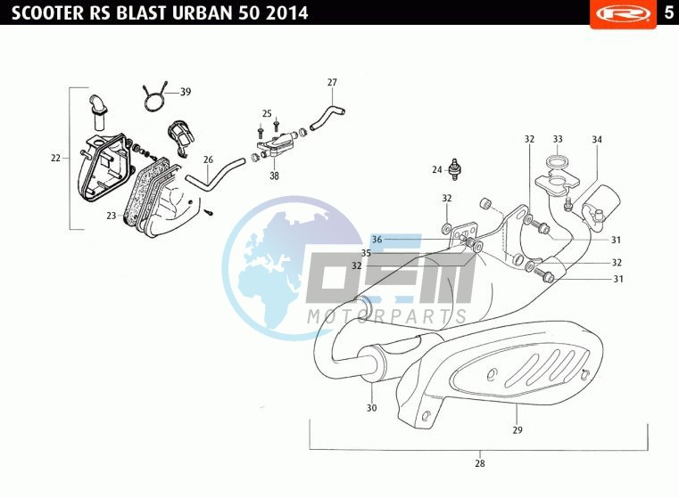 TANK - EXHAUST - RADIATOR