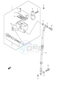 VZ800 (E3-E28) MARAUDER drawing FRONT MASTER CYLINDER