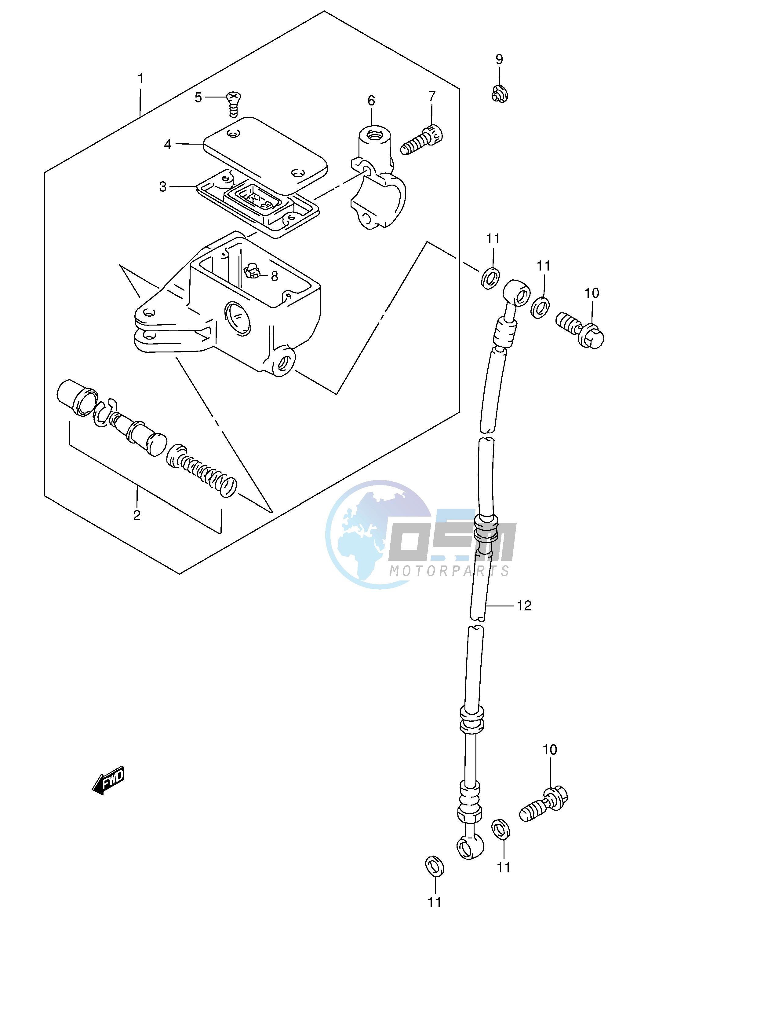 FRONT MASTER CYLINDER