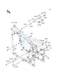 VN 900 B [VULCAN 900 CLASSIC] (6F-9F) B7F drawing ENGINE MOUNT