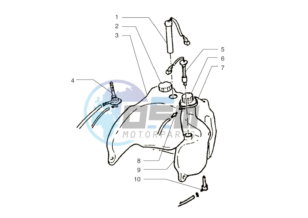 Fuel tank-Oil tank