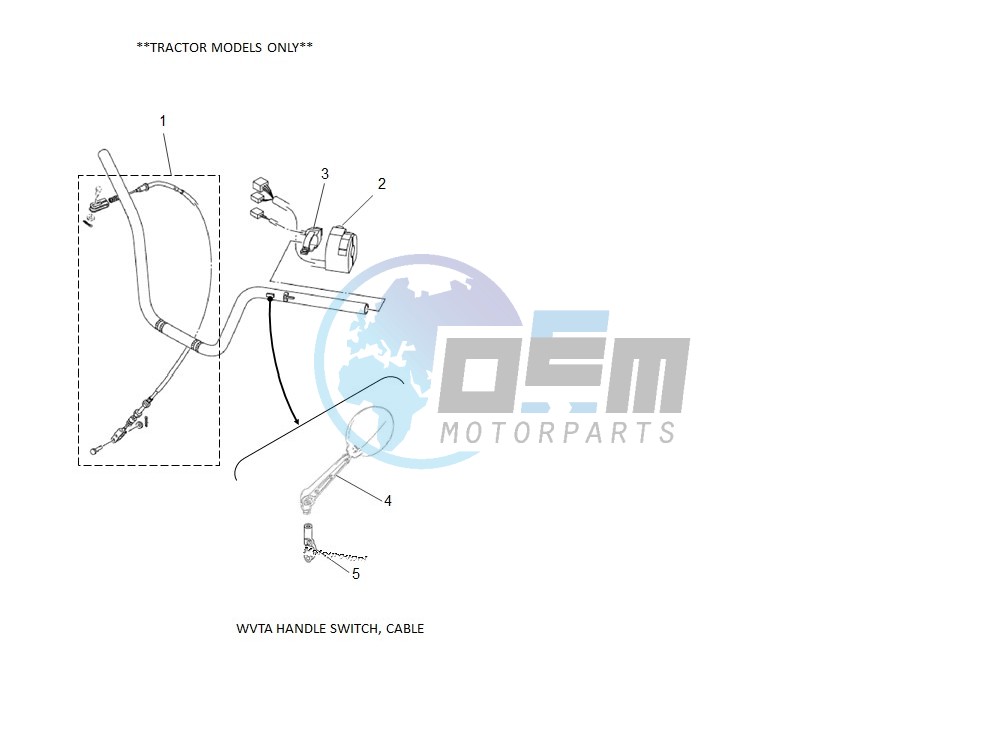 WVTA HANDLE SWITCH, CABLE