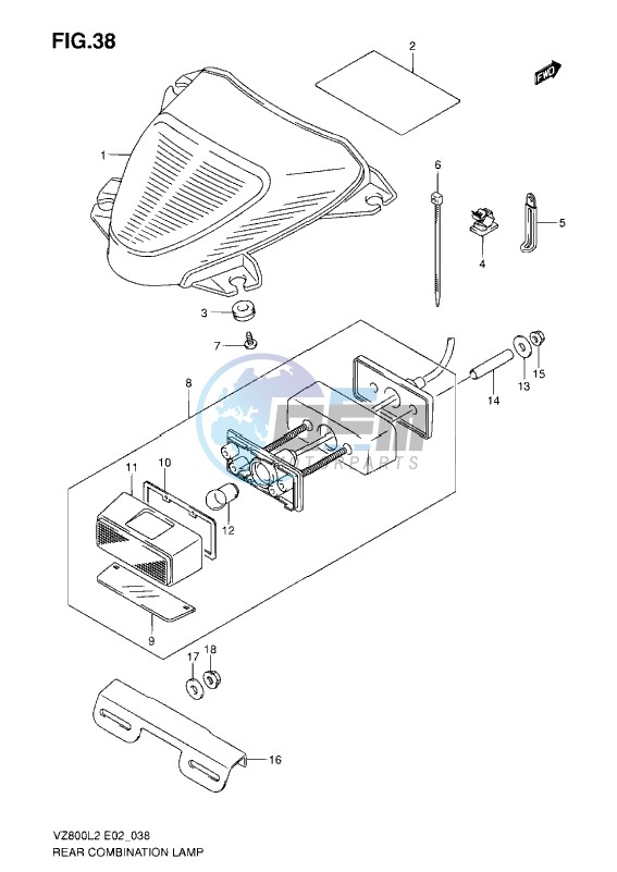 REAR COMBINATION LAMP