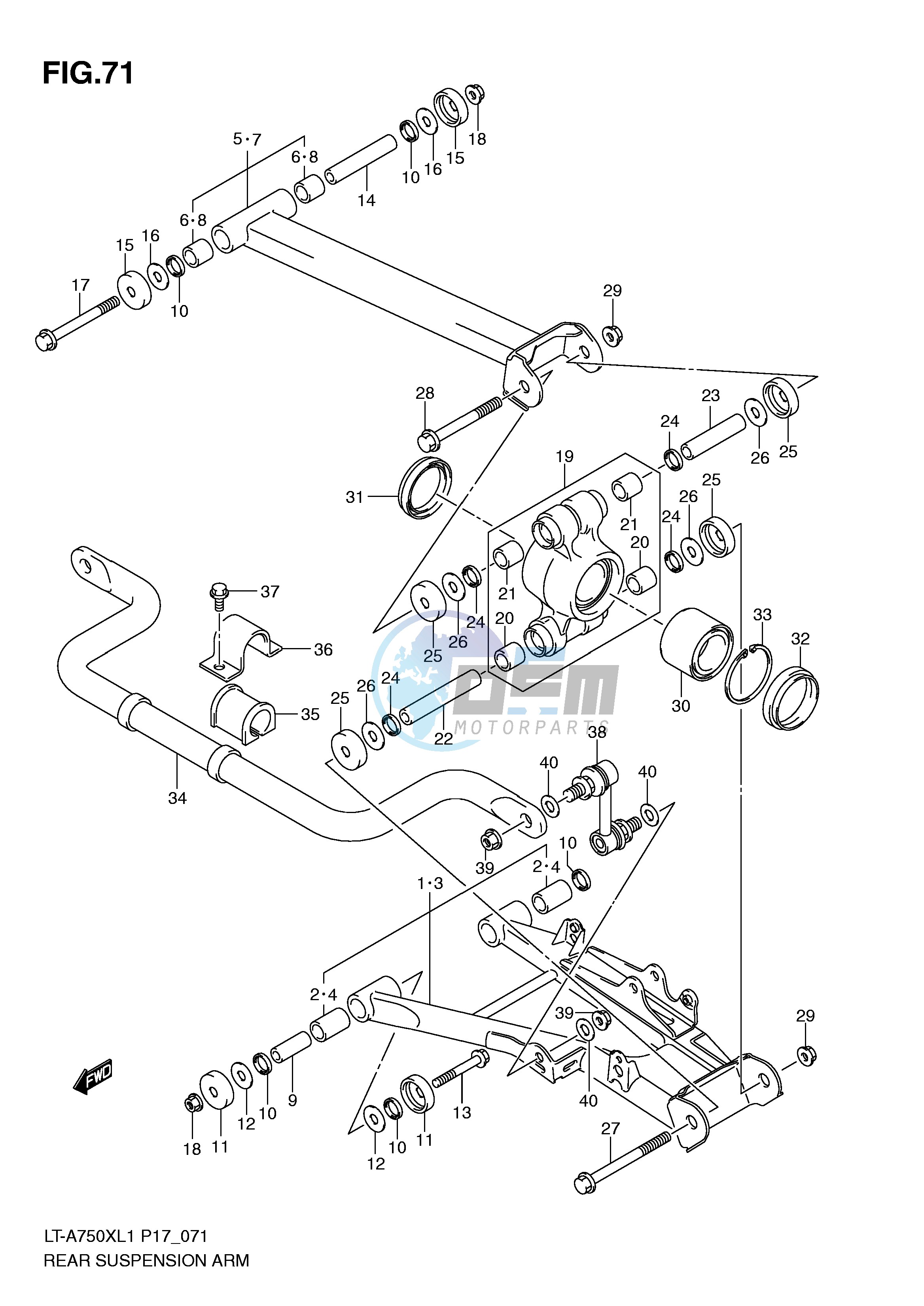 REAR SUSPENSION ARM