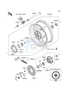 NINJA_ZX-10R_ABS ZX1000KEF FR XX (EU ME A(FRICA) drawing Rear Hub