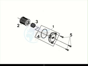 MAXSYM 400I (LZ40W1Z1-EU) (M2) drawing OIL FILTER COVER