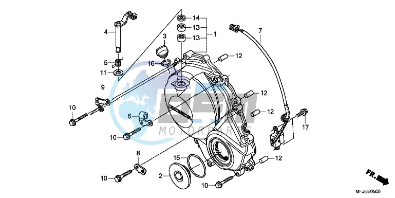 RIGHT CRANKCASE COVER