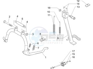 Beverly 250 ie Sport e3 drawing Stand