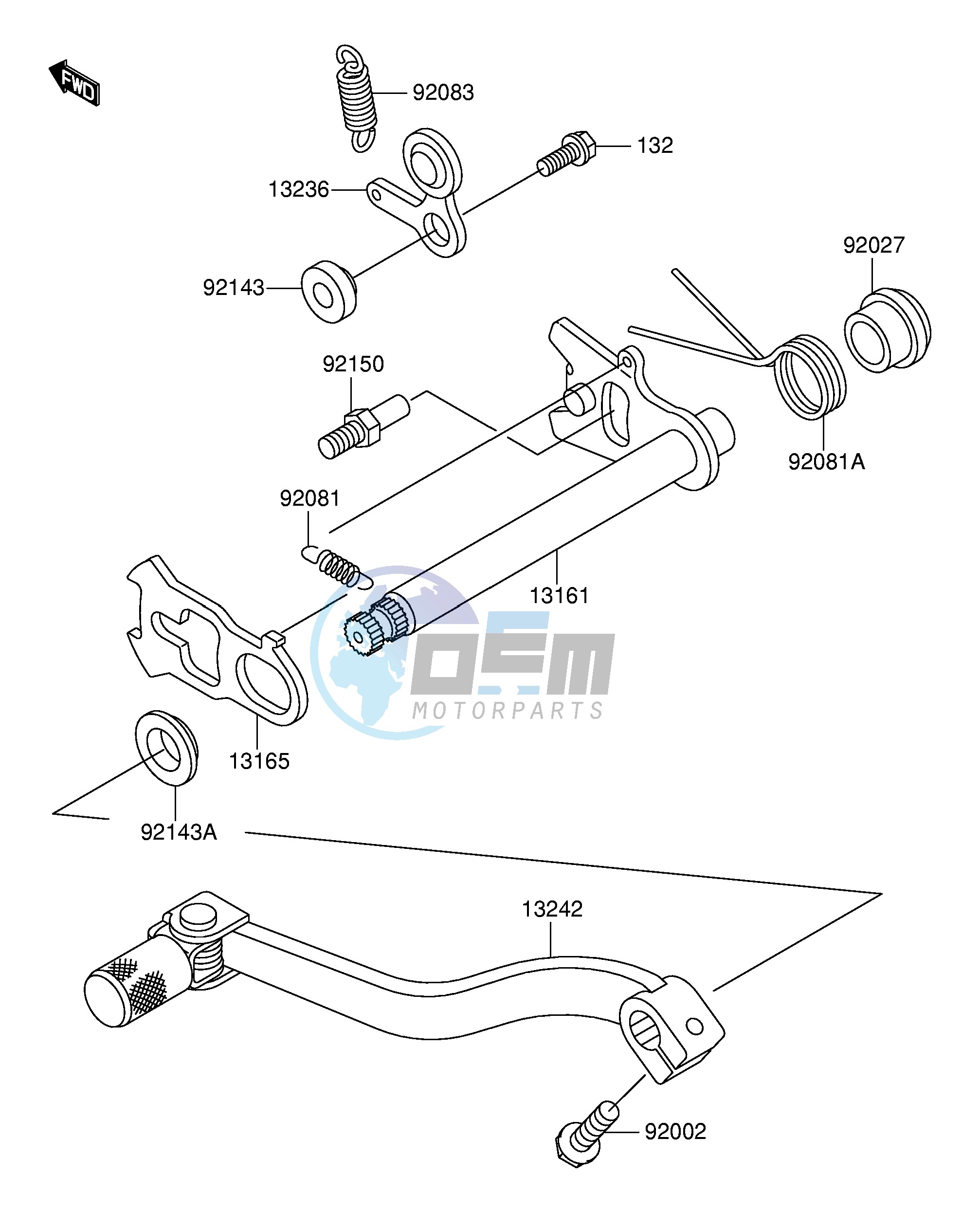 GEAR CHANGE MECHANISM