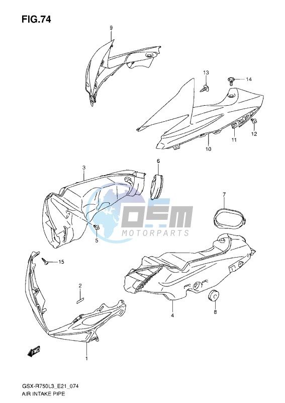 AIR INTAKE PIPE L3 ( AGQ )